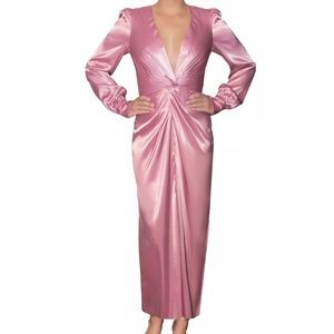 Rachel Roy pink satin dress size 6